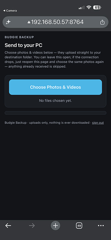 Select Photos from your Phone