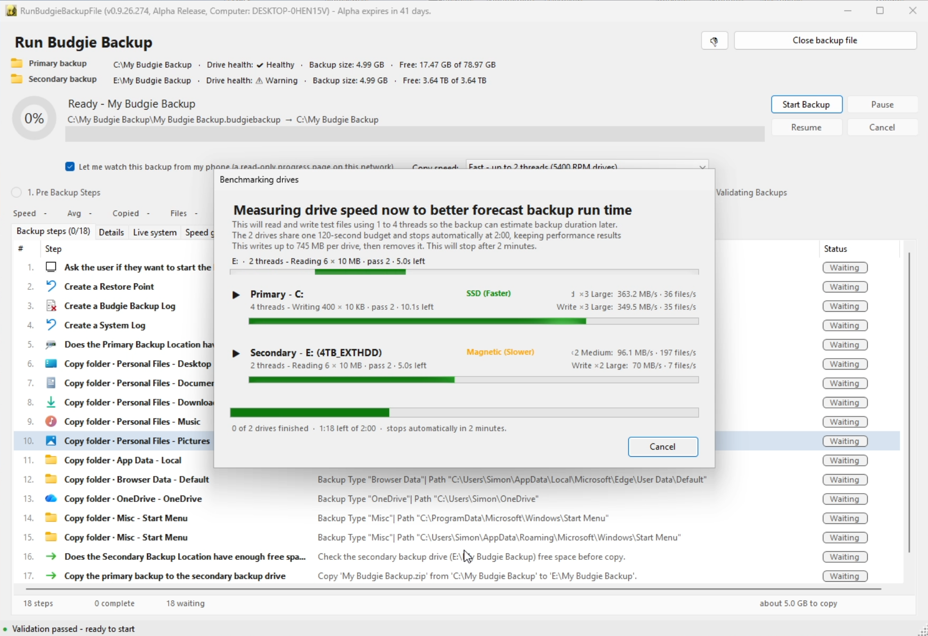 Measure Disk Speed 2
